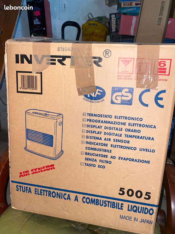 Vente poêle a pétrole + ventilation (image 1)