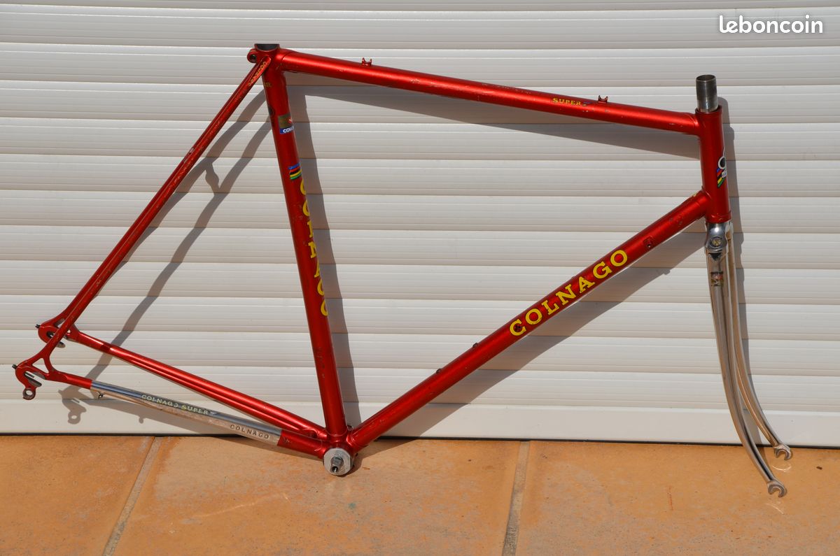 Cadre Vélo Route Vintage MARNATI Columbus SL – Acier, Vert, Taille 51 – Années 70