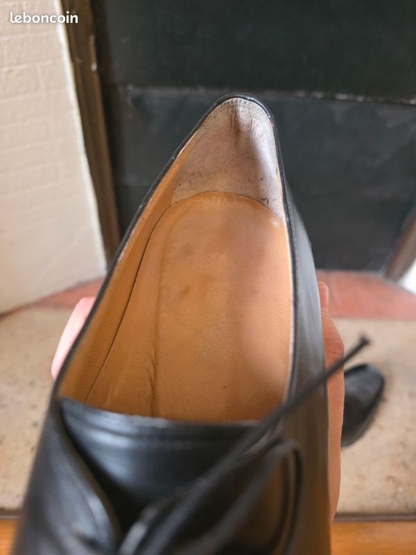 Derby En Cuir Sarkis Der Balian - 3 Oeillets - Pointure 42,5 EU / 9 US - Occasion - Modèle Introuvable