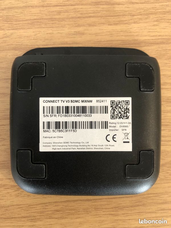 Box SFR Android TV Connect V3 - Neuf Sous Blister - Wi-Fi 6, 16 Go, Android TV 11 - Envoi Rapide