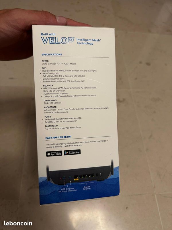 Routeur Wi-Fi 6 Linksys MR9600 (image 3)