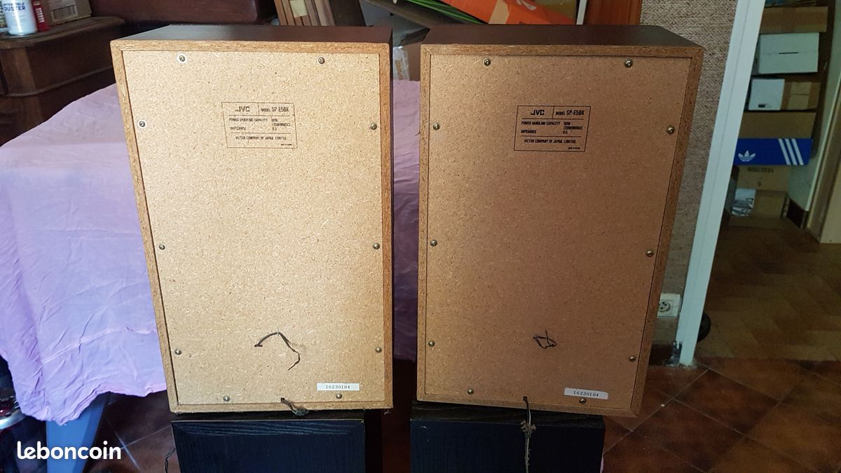 Enceintes JVC 60W modele SP-E58k (image 2)