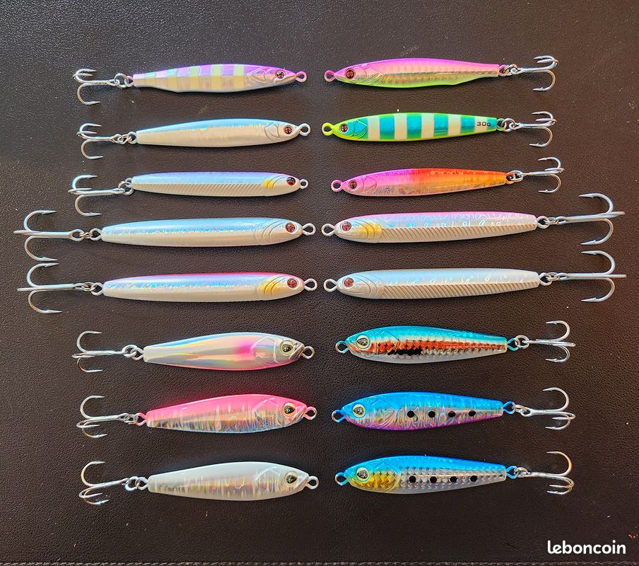 Lot De 24 Leurres Souples Sakura Grauvell Jinza 13 – Neufs Pour Pêche Aux Leurres