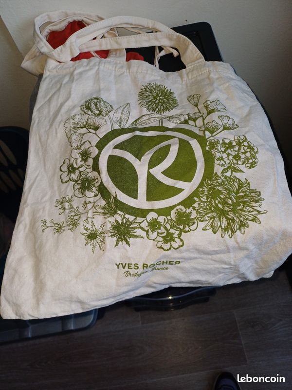Petit Sac Fourre-tout En Toile Yves Rocher - Vert - Neuf Sans étiquette