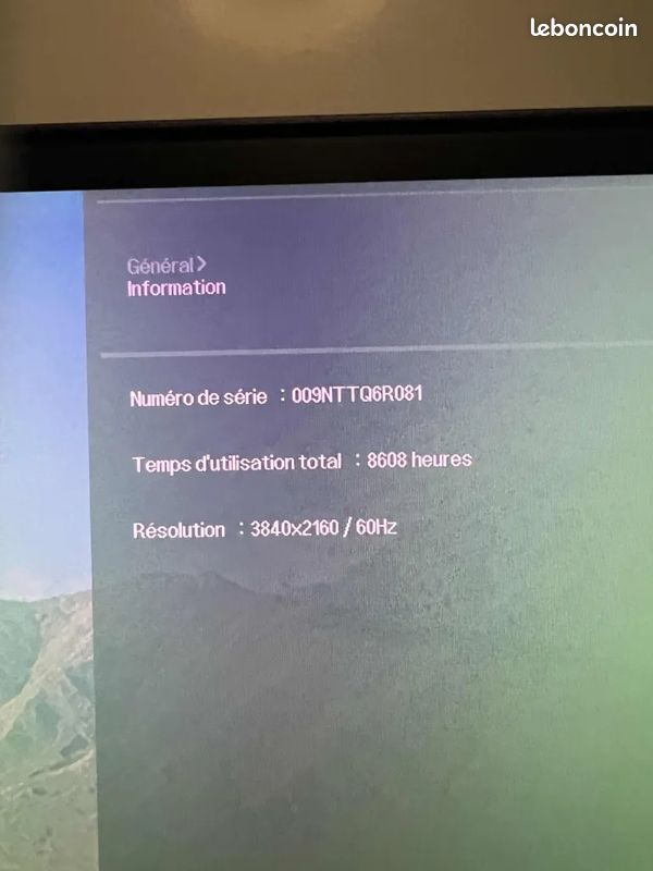 Écran LG 27' défaut (image 7)