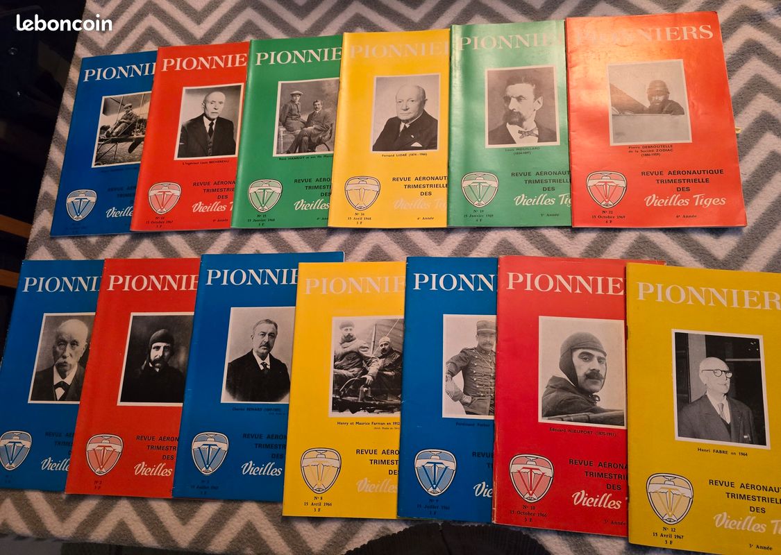 Pionniers Vieilles Tiges 27 revues le lot 20 euros (image 1)