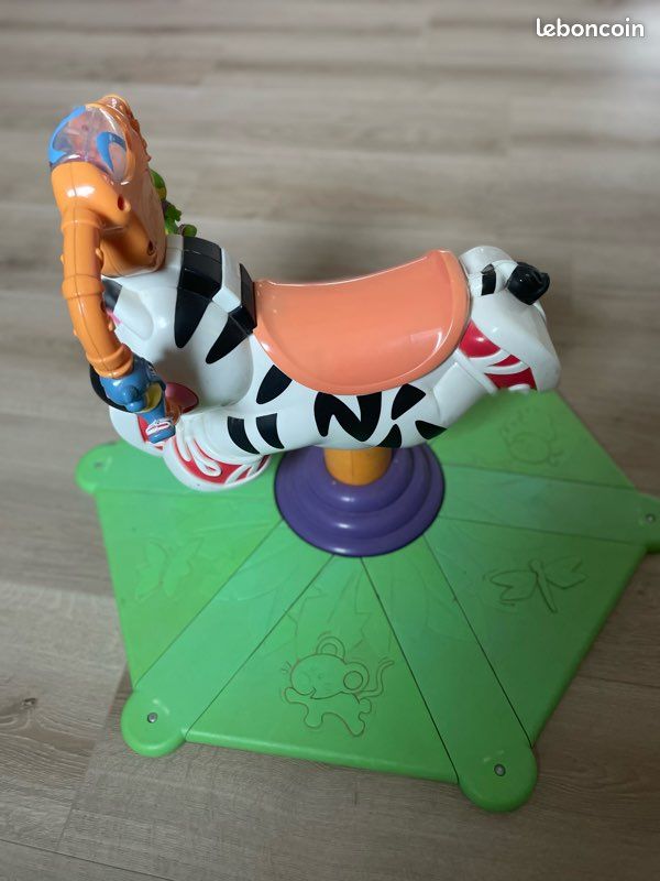 Zèbre rebond/sauteur/tourni Fisher Price (image 2)
