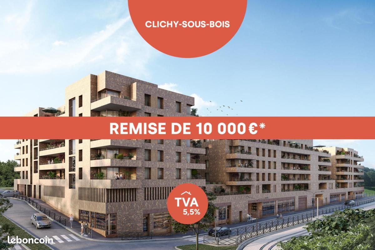 Appartement 3 pièces 67 m² · à Clichy-sous-Bois · 67 m² · 204 000 €