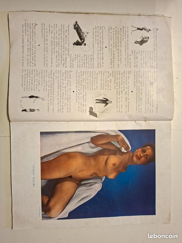 814 Pour lire à deux – Revue érotique ancienne n°20 – Janvier 1936 – Nus artistiques (image 5)