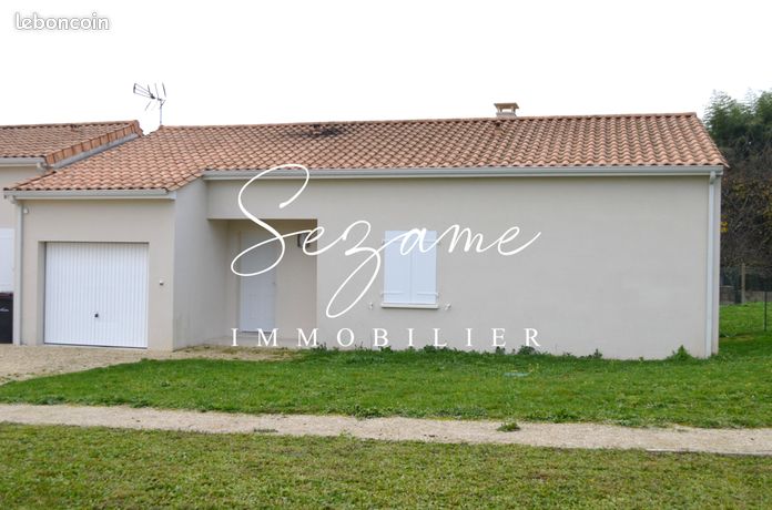 Saint Michel - 10 min Sud Angoulême - Agréable Villa P/P F4 BBC avec garage et jardin clos