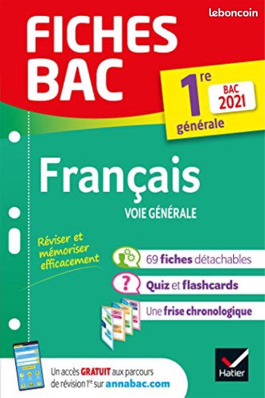 Fiches bac français 1re générale (image 1)