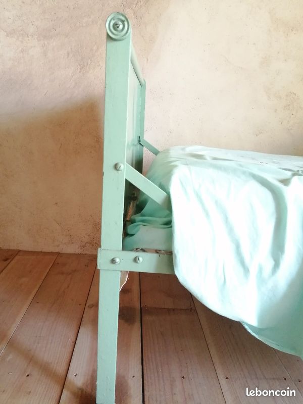 2 authentiques lits en fonte du 19eme siècle (image 2)