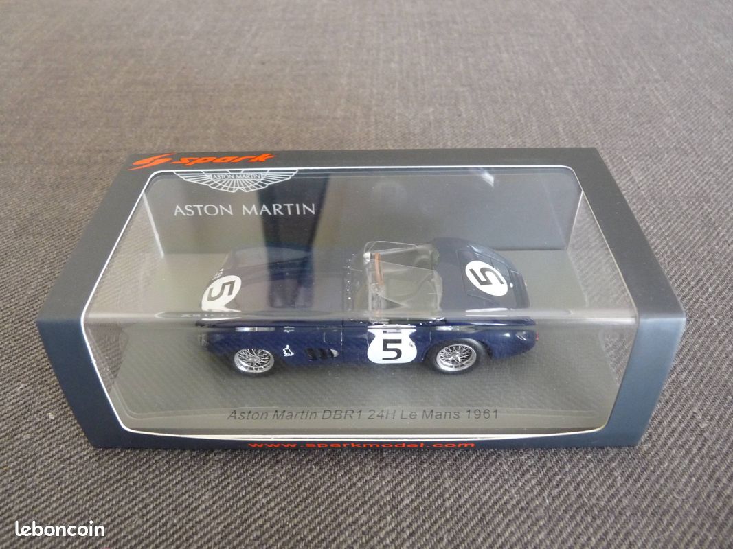 Autocollants Aston Martin DBR1 Le Mans 1960 #7 - Pour Modèles 1:32, 1:24, 1:43, 1:18