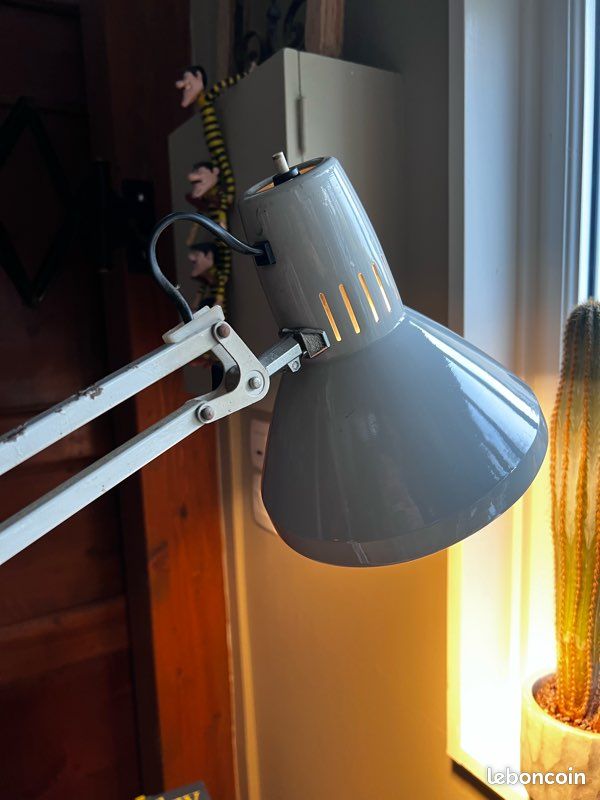 Lampe d’architecte - Ledu - blanche - vintage (image 4)