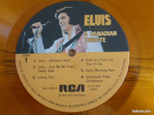 Elvis Presley disque couleur (image 2)