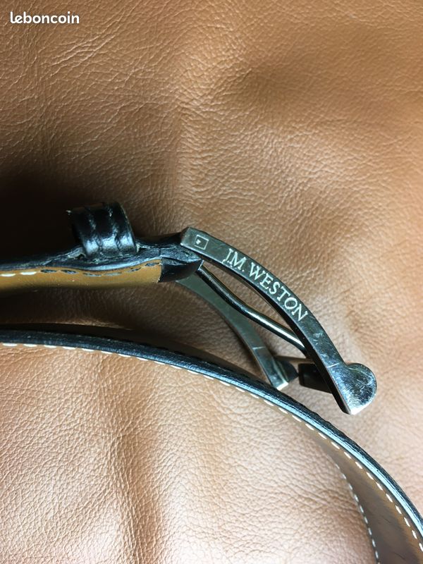 Ceinture cuir JM WESTON Accessoires Bagagerie - Main Image