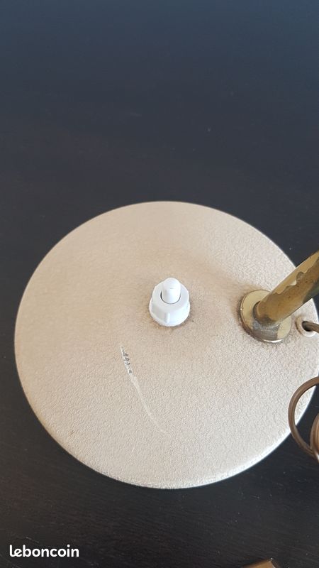 Petite lampe beige vintage (image 4)