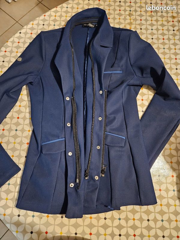 Veste équitation Kerrits Bleu - Taille XS - Occasion Parfait état Pour Compétition