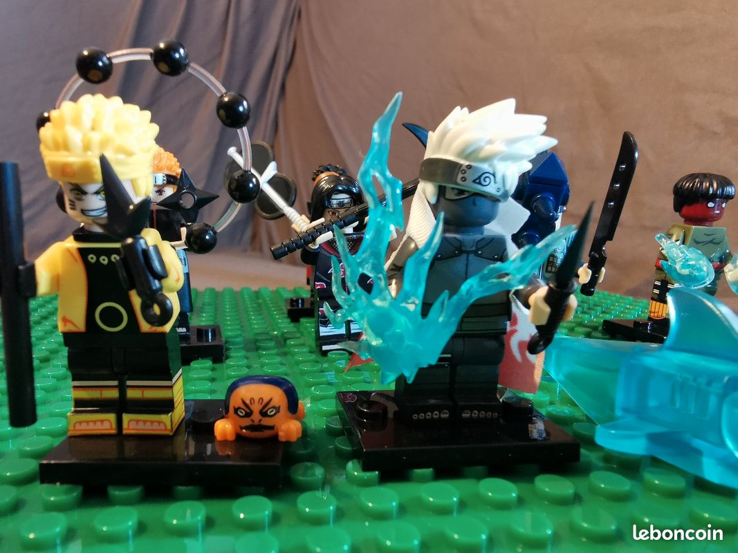 10 unites theme Naruto, taille lego de marque generique.Lot 0306 (image 3)