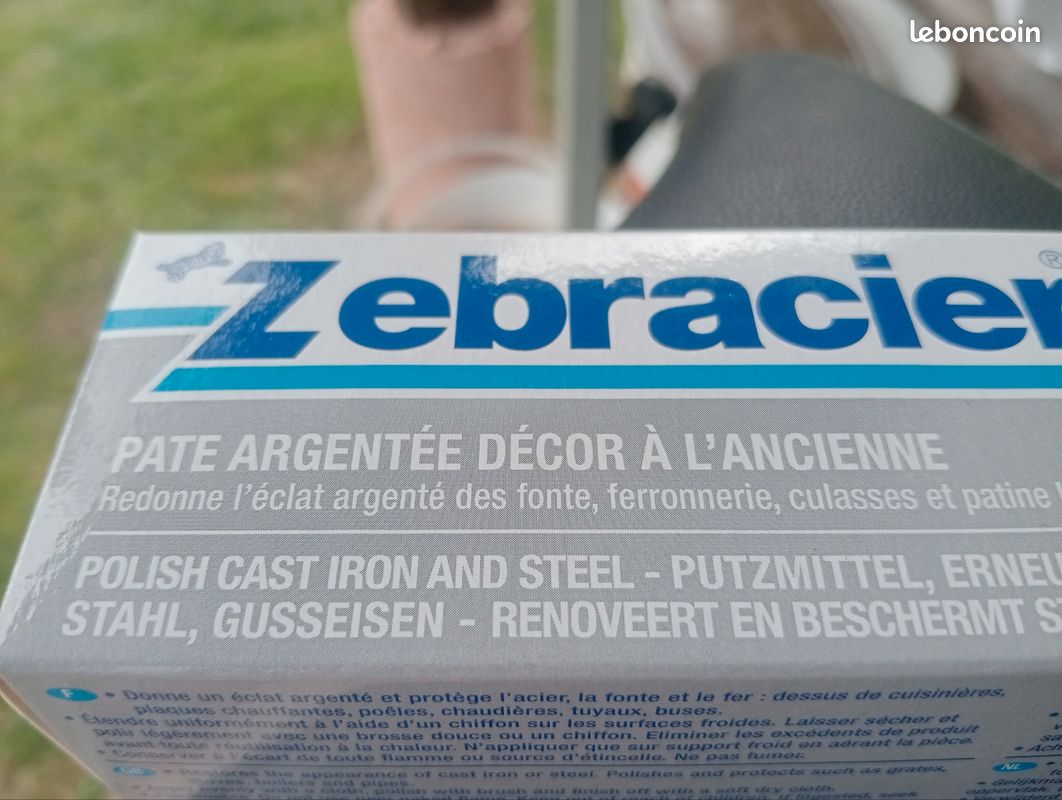 Pâte zebracier ( argentée ) (image 2)