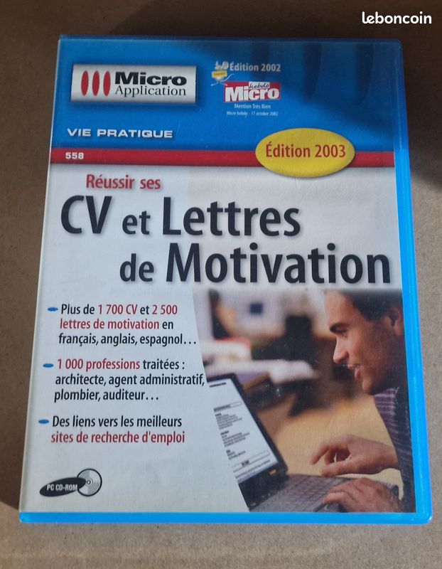 Logiciel PC Micro Application Réussir ses CV et lettres de motivation (image 1)