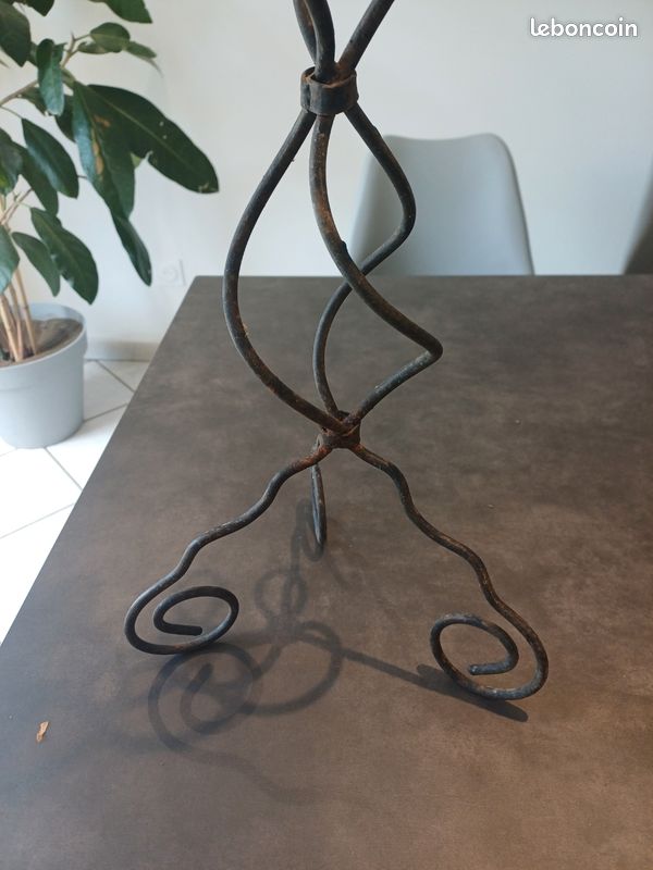Bougeoir Fer Forgé Ancien | Bougeoir Deco