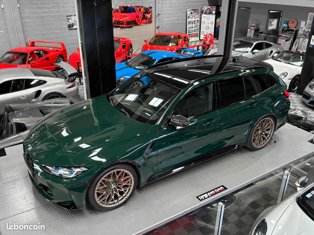 BMW M3 TOURING Xdrive – British Racing Green – ORIGINE FRANCE – MALUS PAYÉ (image 1)