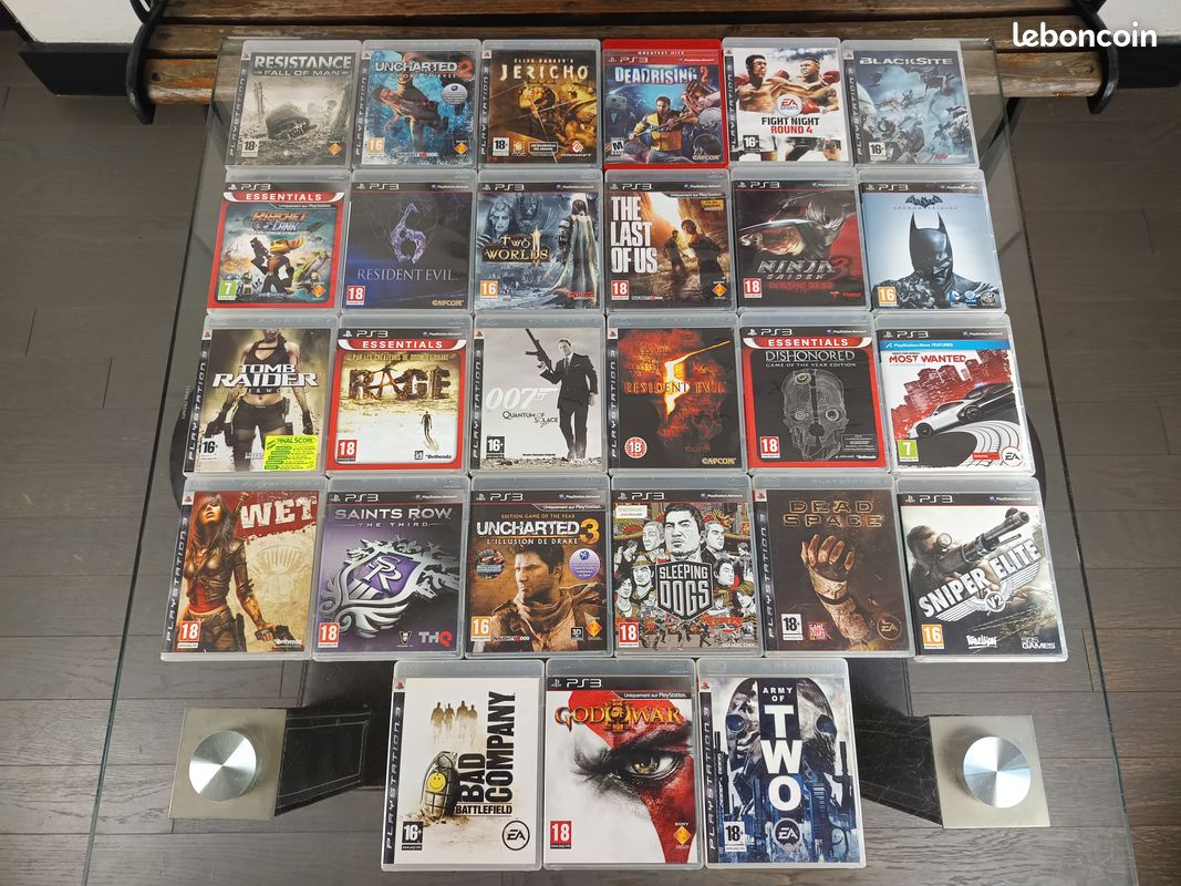 Lot De 9 Jeux PS3 En Loose (sans Boîtes) - Occasion - France