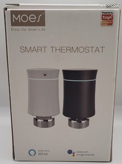 Thermostat connecte noir MOES NEUF (image 1)