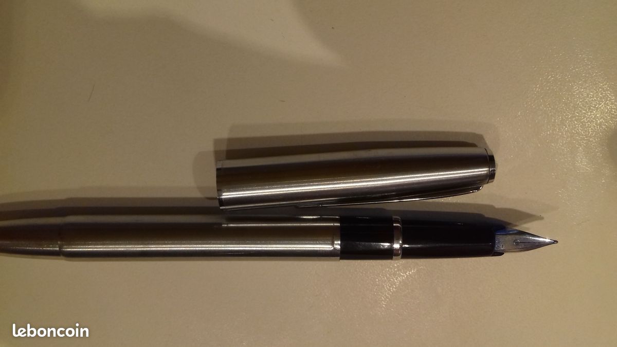 Stylo Plume Goldring Delphin Acier - Occasion Bon état - Écriture Classique
