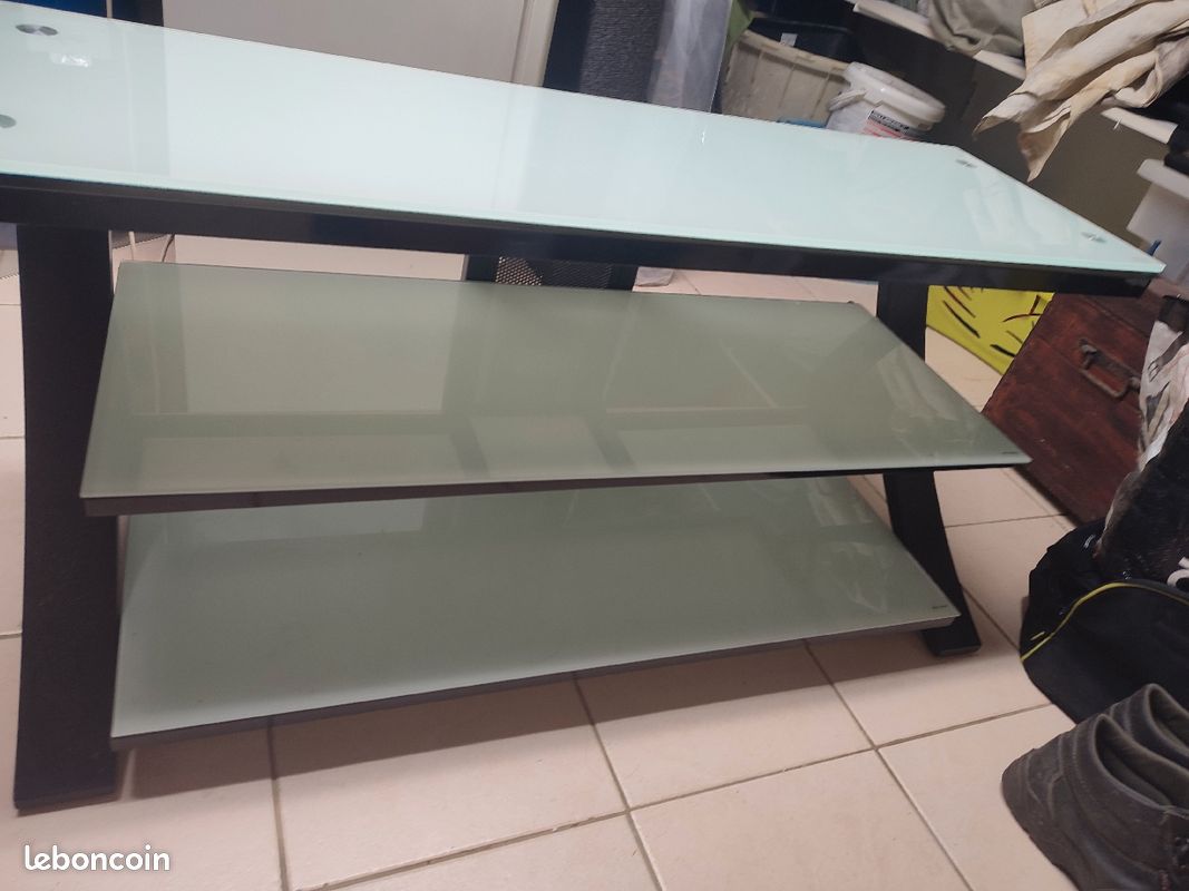 Meuble télé en verre (image 1)