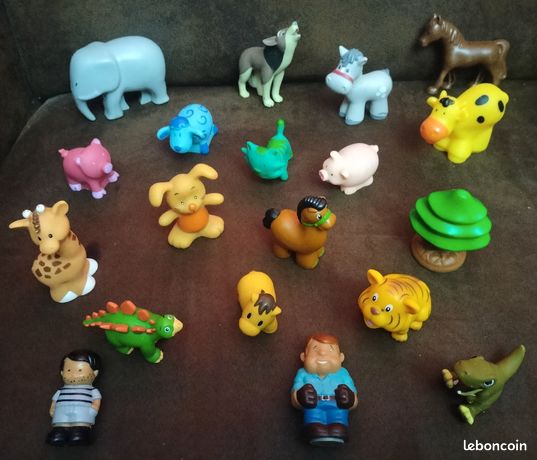  Animaux De La Ferme En Plastique : Jeux Et Jouets