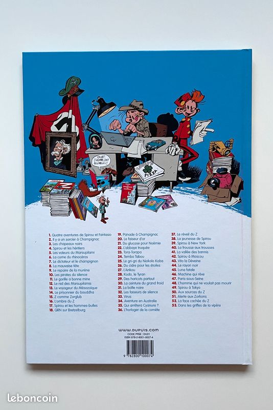 Spirou / Lucky Luke - BD rare - Erreur d'impression (image 2)