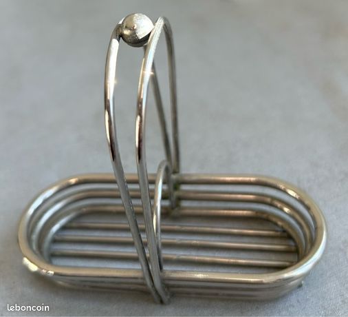 Salière et poivrière moderne pour la maison de campagne - Design inspiré - Métal imprimé sur verre - Trous de versement réglables pour tous les types de sel et de poivre