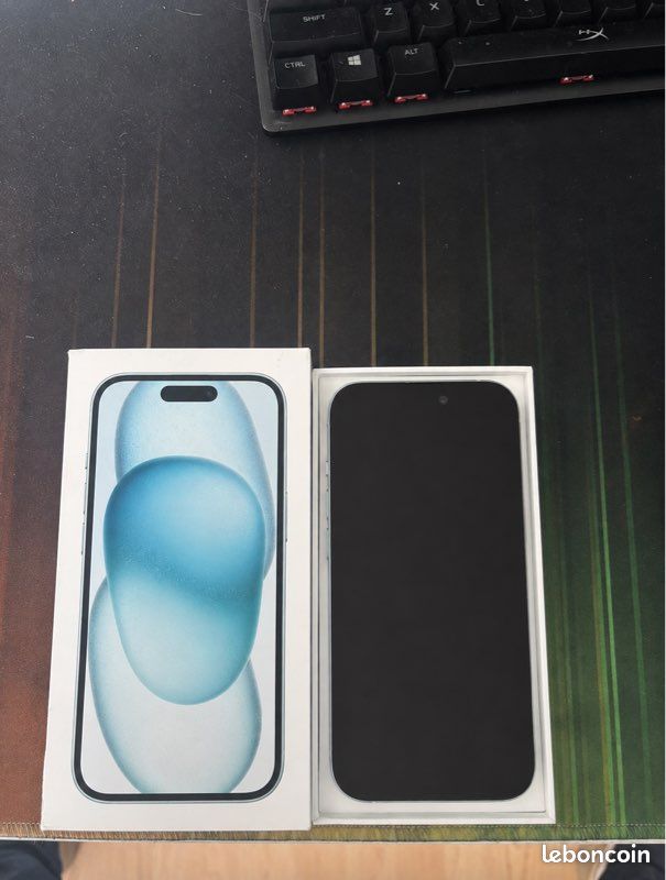 IPhone 15 bleu claire (image 1)