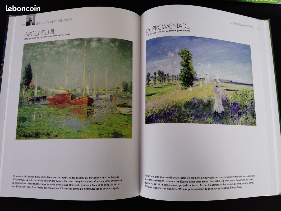 Livre et puzzle Les 100 chefs d'œuvre de claude MONET (image 12)