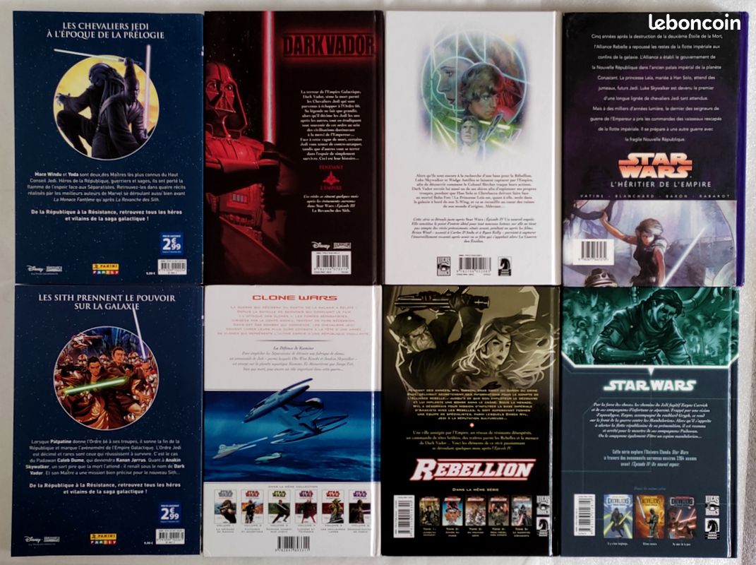 Bande dessinée Star Wars Panini Delcourt ou Dark Horse France (image 2)