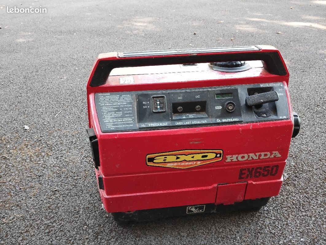 Groupe électrogène HONDA EX650 (image 1)