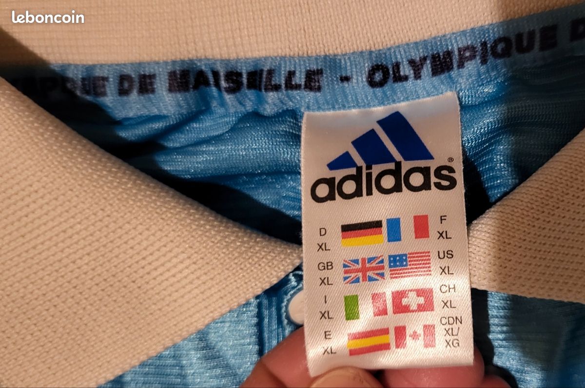 1998 / 1999 - maillot extérieur OM Olympique de Marseille - Centenaire (XL