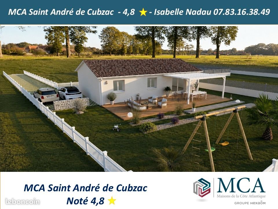 Maison 3 pièces 80 m² · à Saint-André-de-Cubzac · 80 m² · 207 000 €