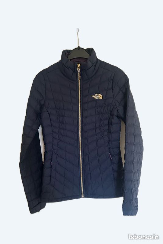 Bleu Marine Veste Thermoball Femme Veste Doudoune The North Face