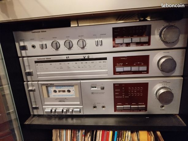 Ampli amplificateur stéréo hifi vintage Continental Edison SABA PA9317