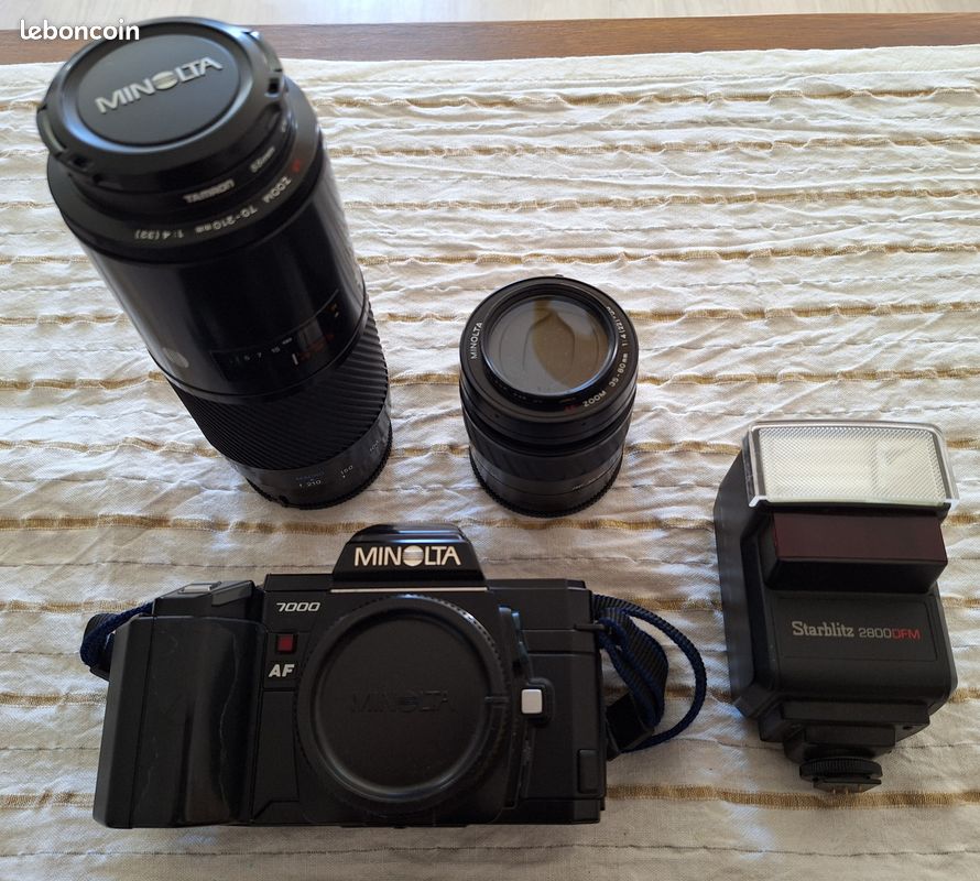 Appareil photo Minolta 7000 + accessoires - Photo, audio & vidéo