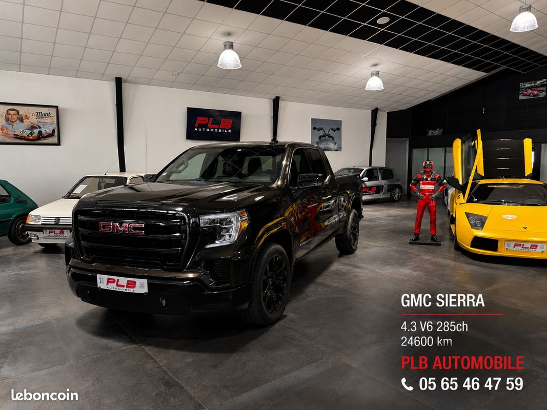 Gmc GMC SIERRA 4.3 V6 01/2019 24500 KM 6 PLACES PAS DE TVA PTAC F2 3175KG (image 1)