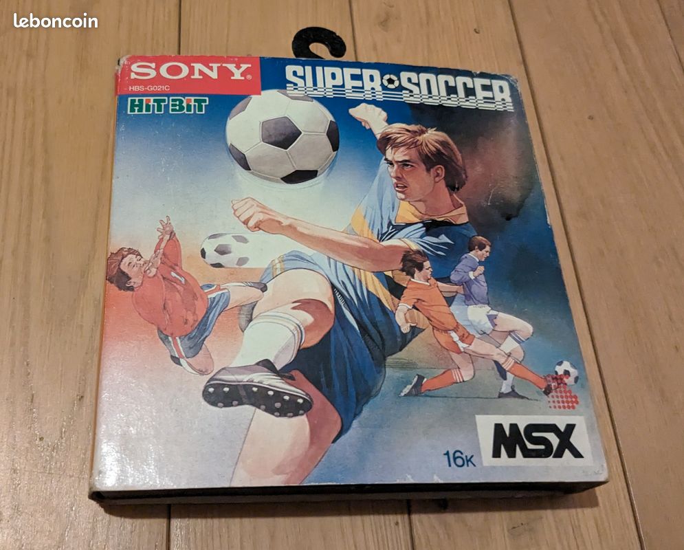 Jeu MSX Super Soccer Sony - Occasion état Correct, Rétro Gaming