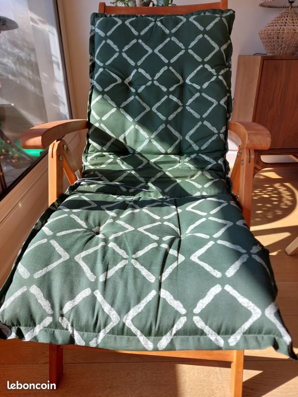 Set De 2 Chaises Pliantes Vanamo En Bois D'Eucalyptus - Chaise Jardin Confortable Et Robuste