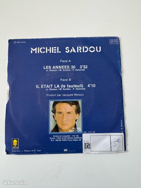Vinyle Michel Sardou : les années 30 (image 2)