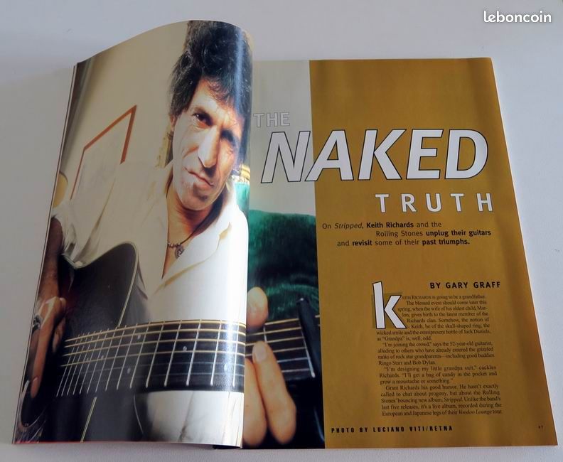 Guitar KEITH RICHARDS (Rolling Stones) 02/1996 (image 2)