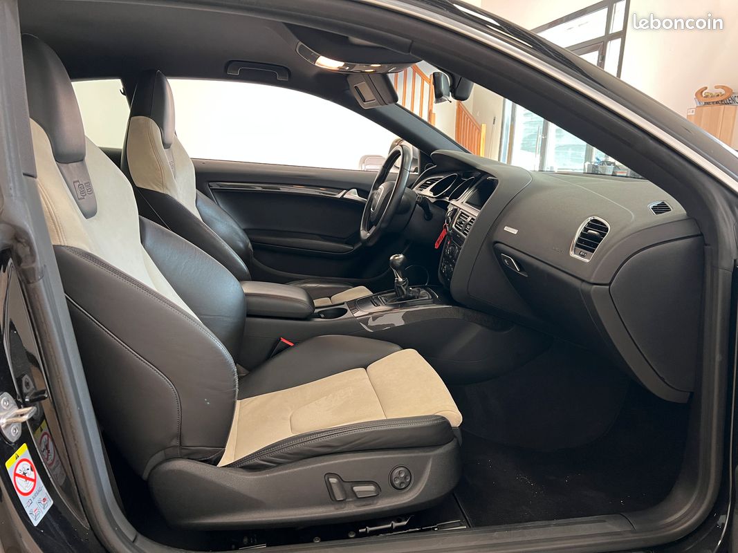 Audi S5 Coupe 4.2 V8 FSI 354 Ch Quattro BVM6 / Suivi complet / Bang & Olufsen / Pas de malus / Carte Grise moitié prix (image 14)