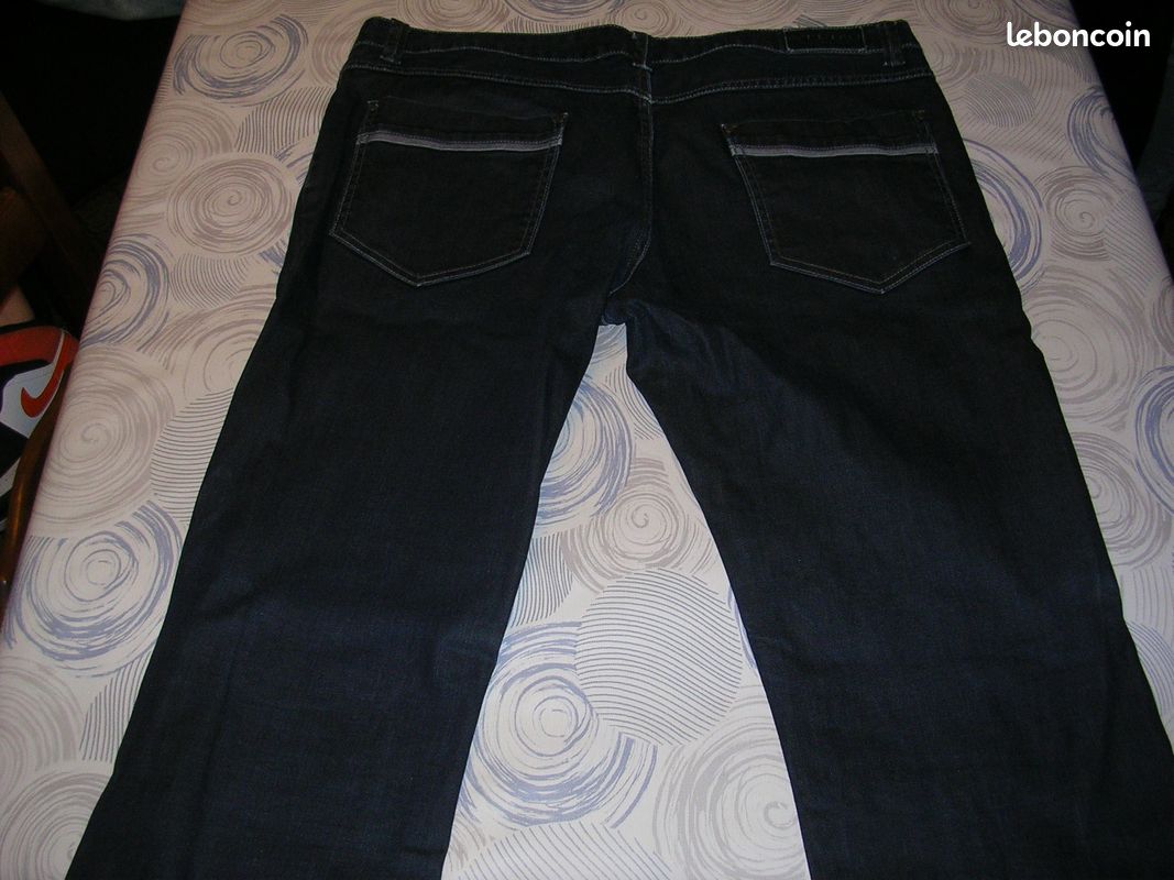 Pantalon homme bleu (image 2)